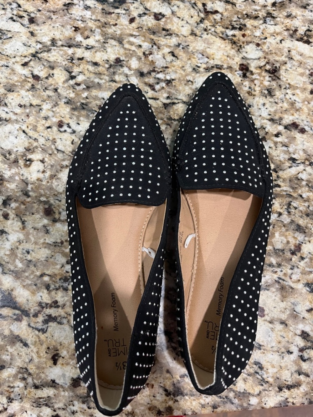 Time & Tru Bling Flats - Size 8.5